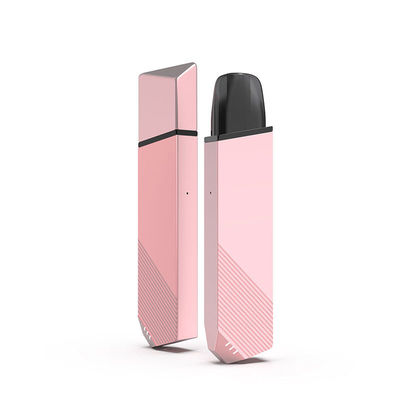 Qualität  Pink Vape Pen Pod System Starter Kits 360mAh Rechargeable 110m Length Fabrik