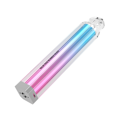 Quadrat-transparente leuchtende elektronische Zigaretten bunt