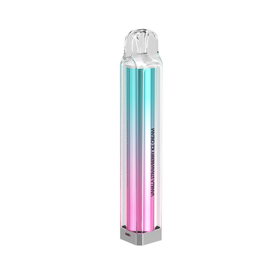 PC-äußeres Rohr transparentes Wegwerf-kundengerechtes Geschmack-Quadrat Vape leuchtend
