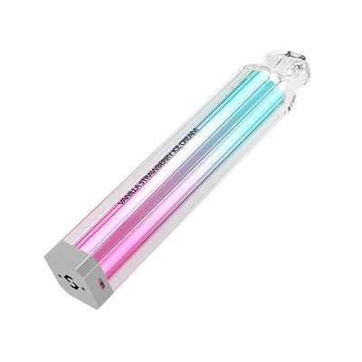 Neuer Entwurf Crystal Disposable Vape Bar Up zu 600 Hauchen mit Batterie 500mah