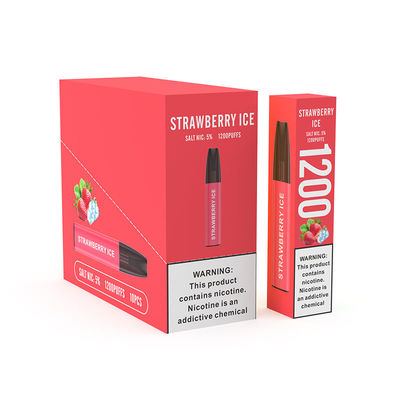 1.2ohm 5% Zigarette 400mAh Wegwerf-Vape Pen Stick des Salz-Nikotin-E