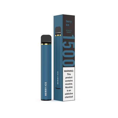 Elektrische 1500 Zigarette Hauch-Berry Ice Disposable Pods 6.0ml 1200mAh E