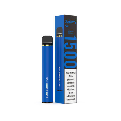 6.0ml 1200mAh Blaubeeredelstahl der Eis-Wegwerfhülsen-elektronischer Zigaretten-19mm