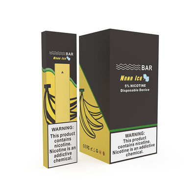 Batterie des Bananen-Eis-1.2ml Mini Disposable Electronic Cigarette Vape der Hülsen-280mAh