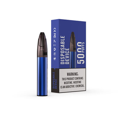 Tiefe blaue elektronische flüssige Vape Batterie der Zigarren-5000 der Hauch-4.0ml E des Stift-650mAh
