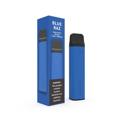 Soems 850mAh Hauche des blauer Razz-Wegwerfgerät-Hülsen-System-1000