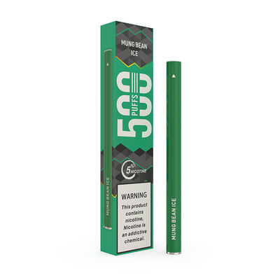 1.3ml sperren Hauche Mung Bean Ice Disposable Pod Vape e-Zigaretten-500 ein