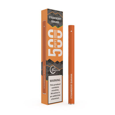 Orange elektronische Zigaretten-nicht wiederaufladbare Hauche 1.3ml 500 des Rauch-280mAh