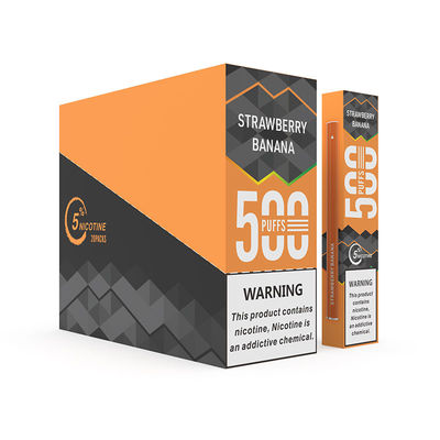 Orange elektronische Zigaretten-nicht wiederaufladbare Hauche 1.3ml 500 des Rauch-280mAh
